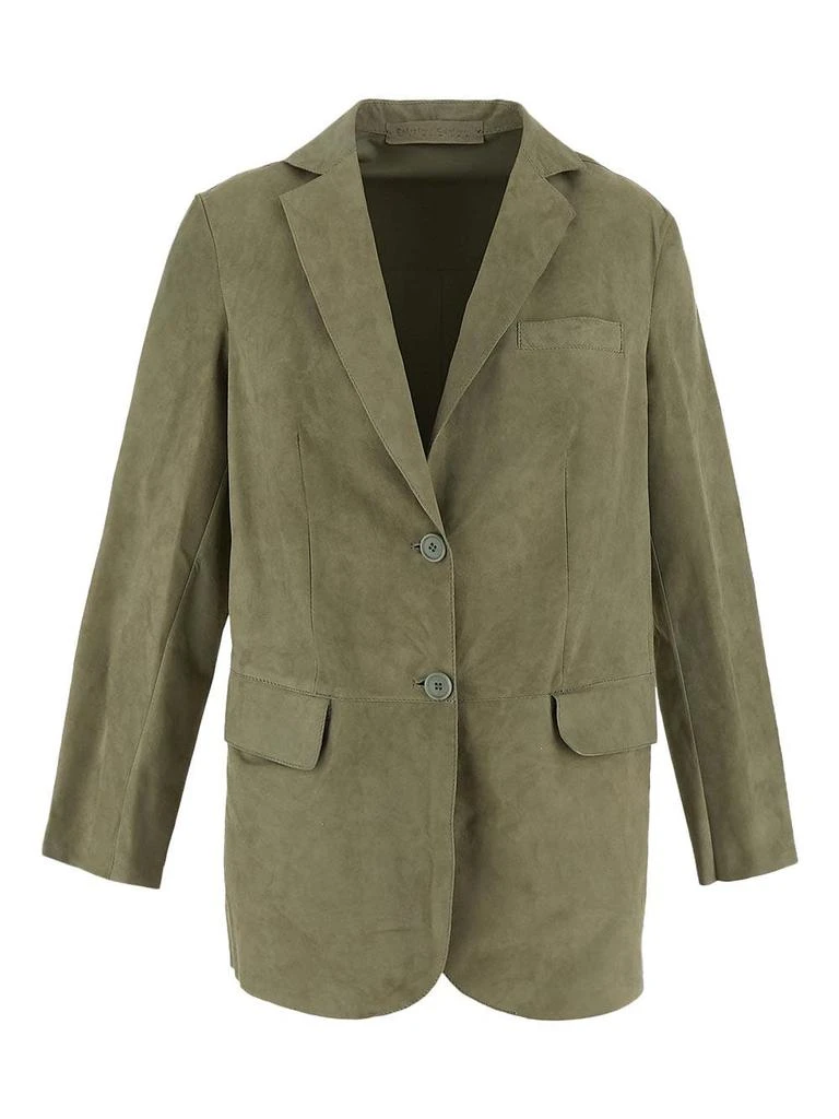 Salvatore Santoro giacca in pelle scamosciata 1