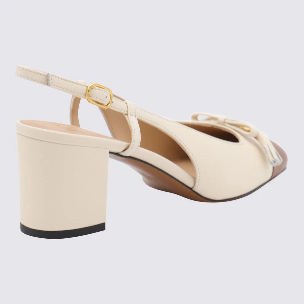 Valentino Valentino Garavani Beige Leather Pumps 3