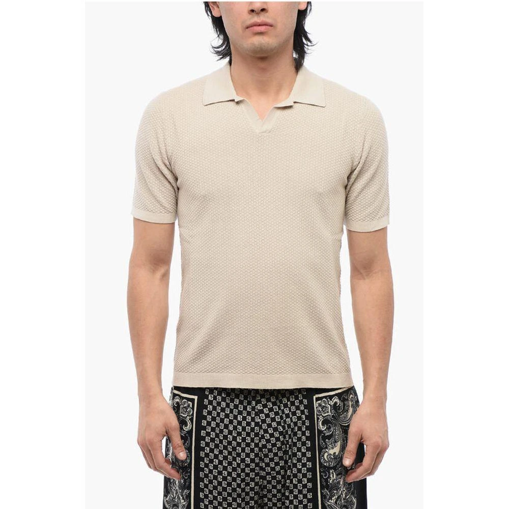 ALTEA Knitted Short Sleeved Men's Polo 1