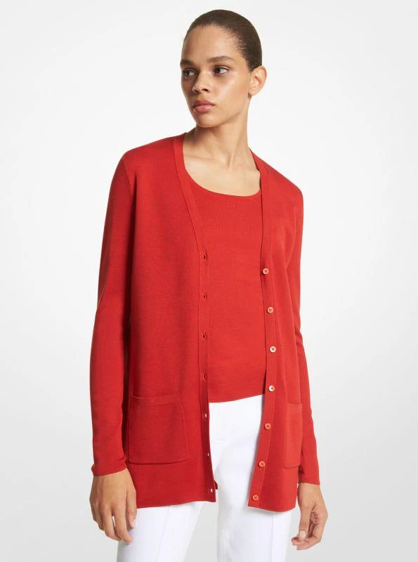 Michael Kors Bette Silk Cardigan 1