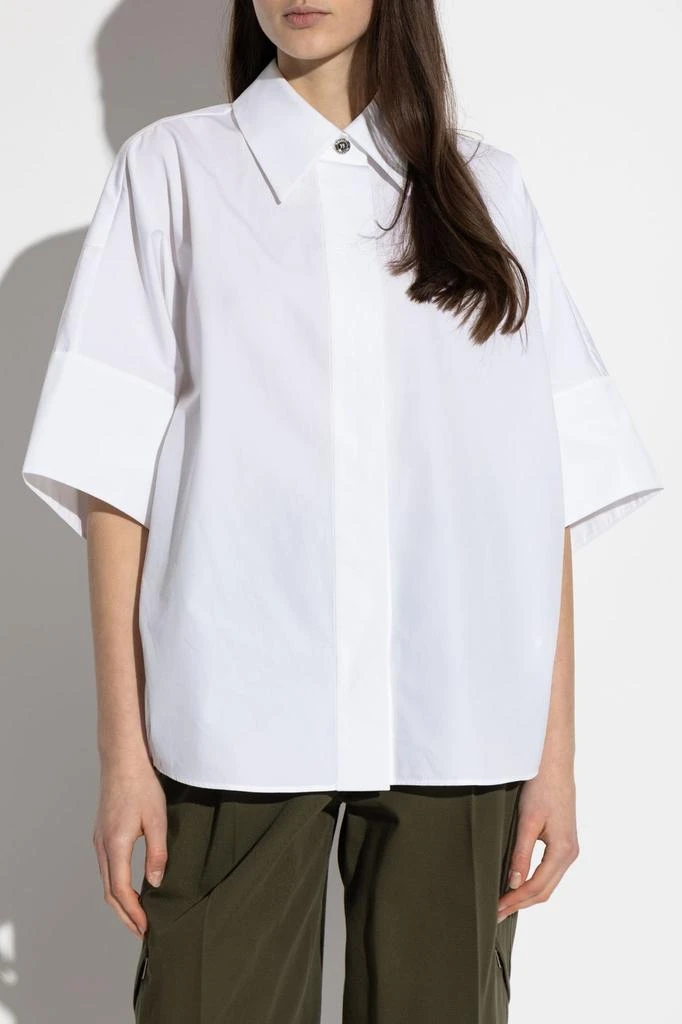 Givenchy Givenchy Collared Short-Sleeve Poplin Shirt 2