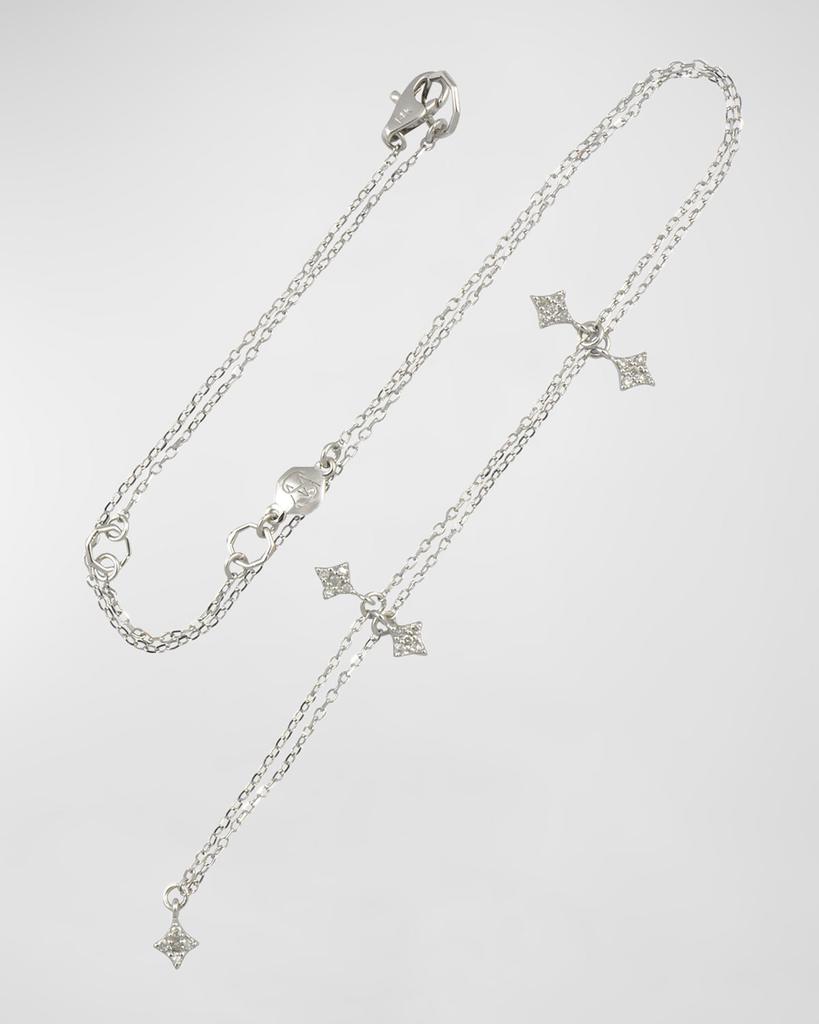 Stevie Wren 14k White Gold Star Charm Necklace