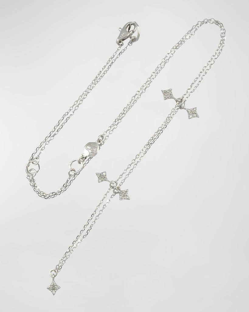 Stevie Wren 14k White Gold Star Charm Necklace 1
