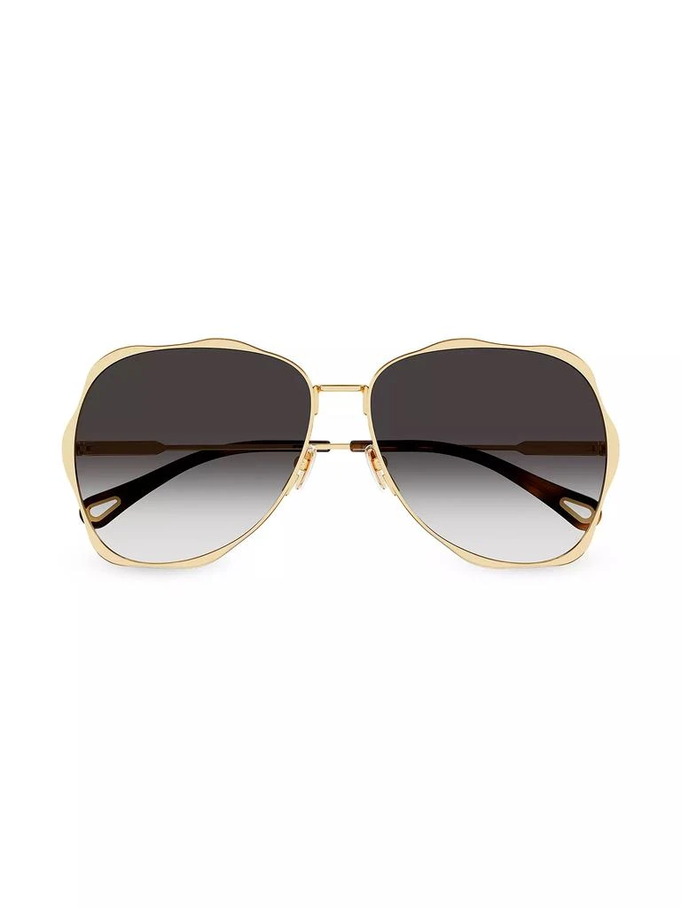 Chloé Honoré 60MM Aviator Sunglasses 1