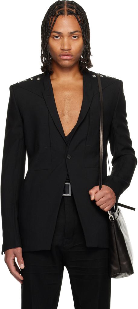 Black 73CMS Soft Blazer – On Sale Now with Up to 59% Off