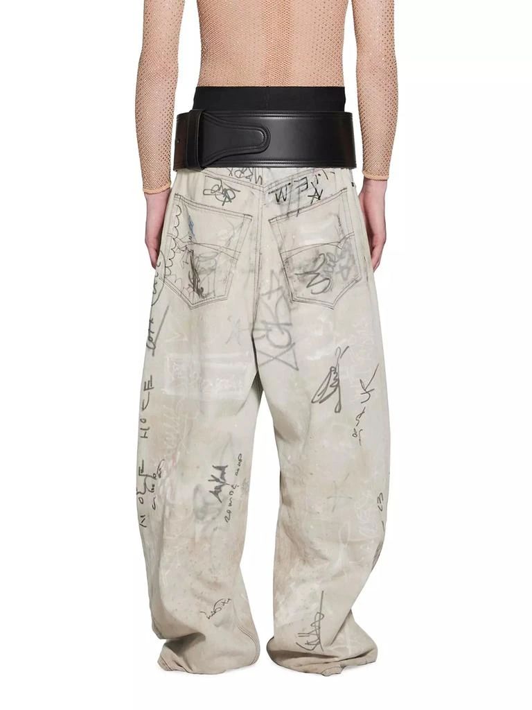 Balenciaga Graffiti Baggy Pants 4