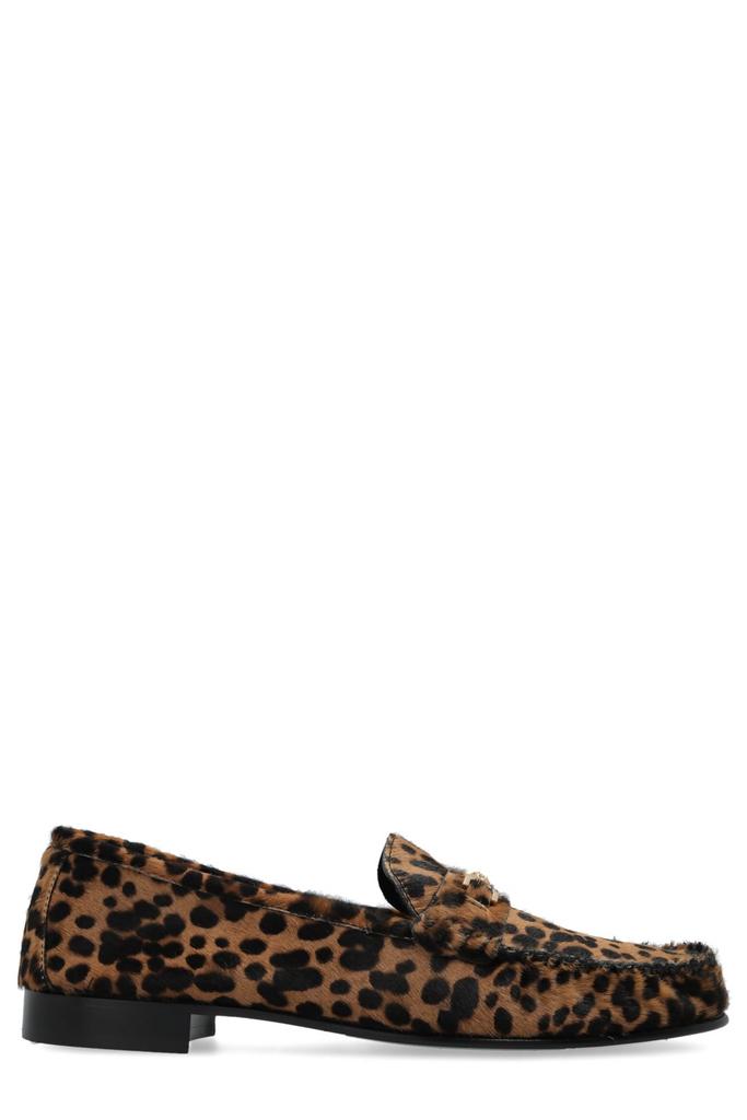 Versace Gianni Ribbon calf hair Mary Jane flats - Shoes