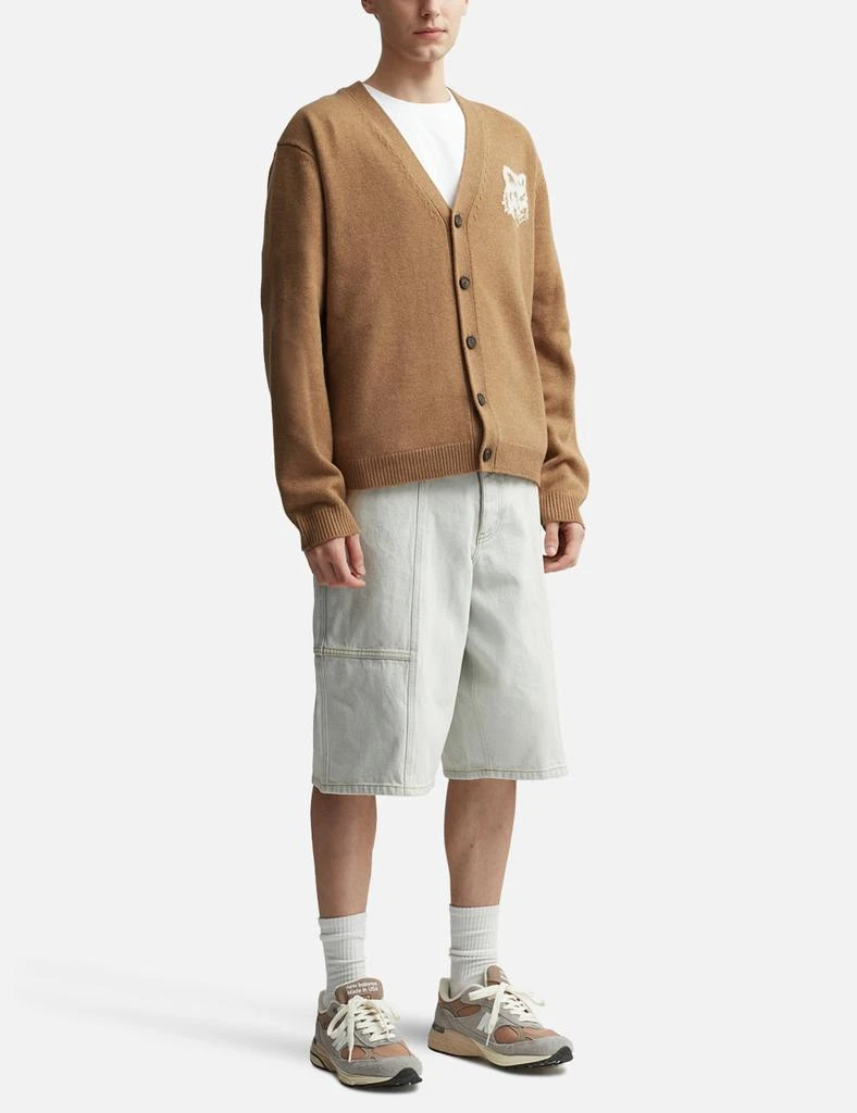 Maison Kitsune Fox Head Intarsia Comfort Cardigan 5