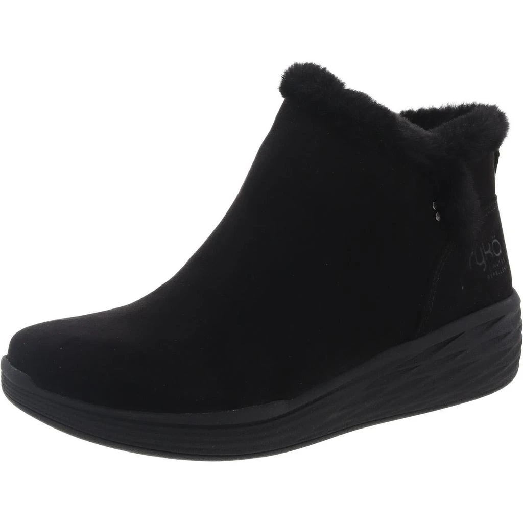 Ryka Nimbus Womens Faux Fur Lined Man Made Ankle Boots 1