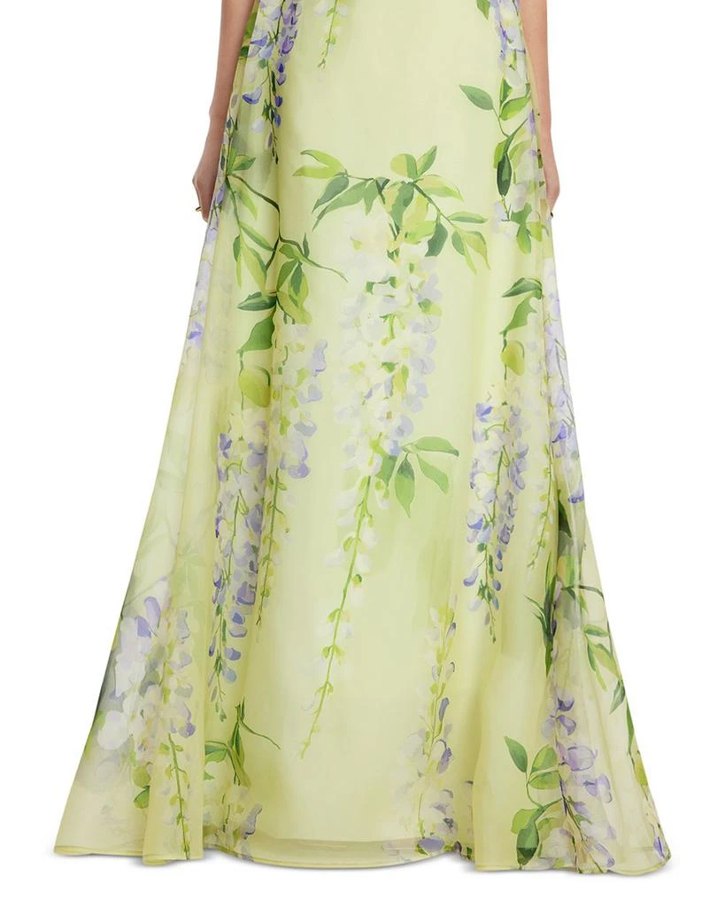 LEO LIN Yumei Silk Embellished Open Back Gown 6