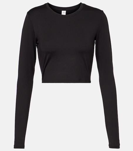Alo Cover Long Sleeve Top - Black - Outdoor Clothing - Free