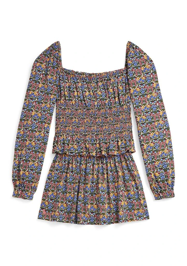 Ralph Lauren Girls 7-16 Floral Smocked Cotton Jersey Top
Skirt