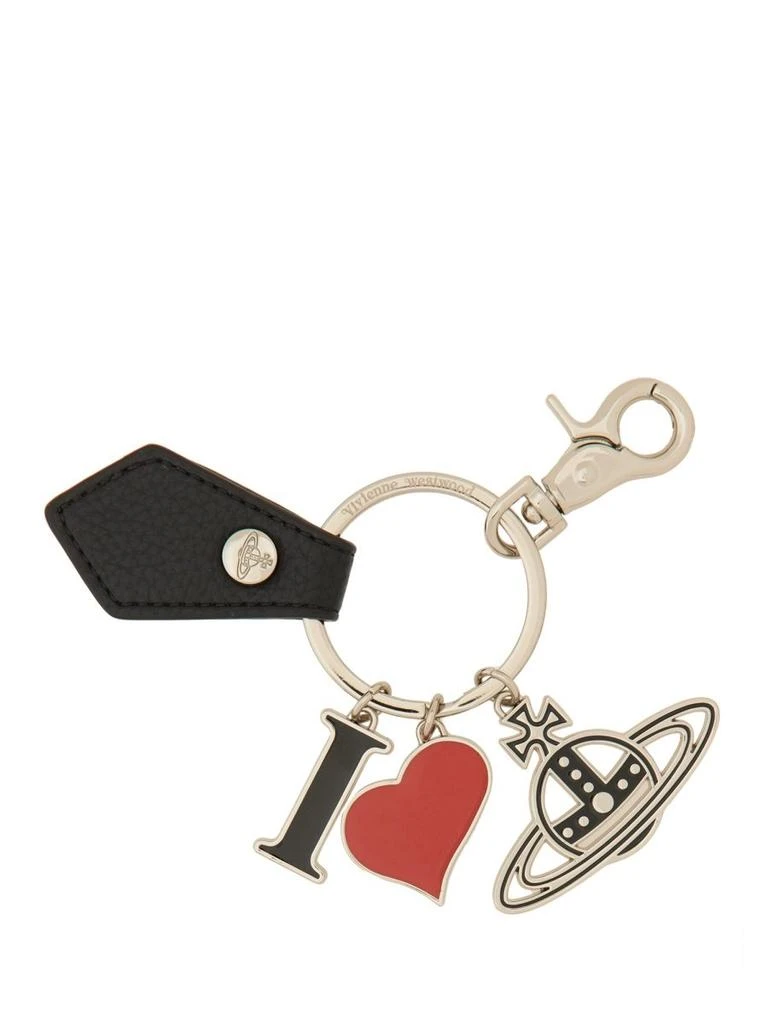 Vivienne Westwood Vivienne Westwood Logo Charm Keychain 1