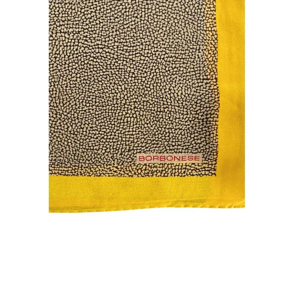 Borbonese yellow Silk Women Women
s Scarf 4