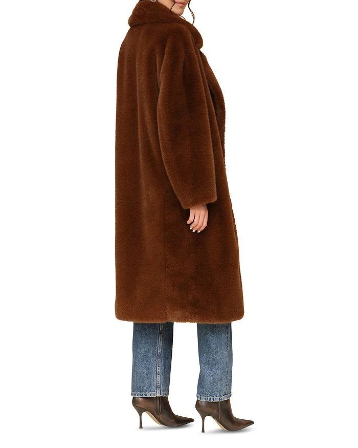 Avec Les Filles Oversized Luxe Faux Fur Walker Coat 5
