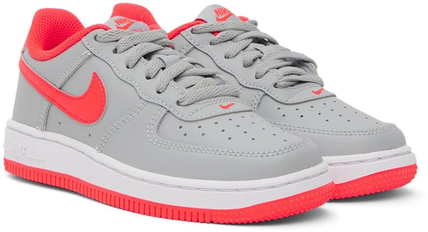 Nike Kids Gray Force 1 Little Kids Sneakers 4