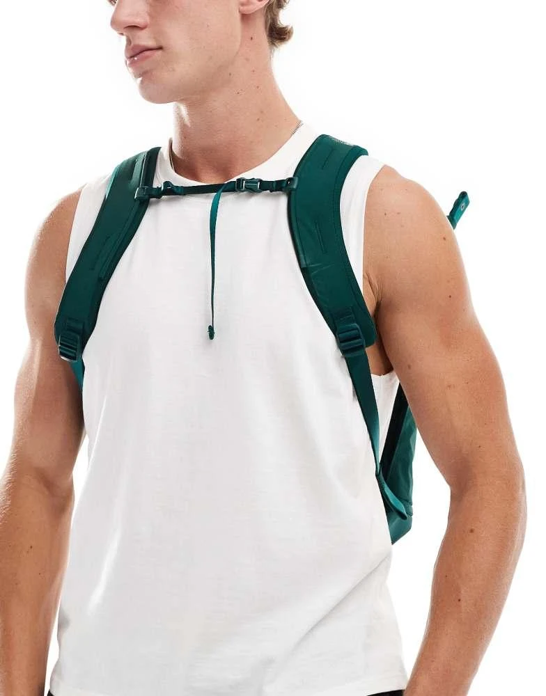 The North Face The North Face Never Stop utility backpack in dark green 2