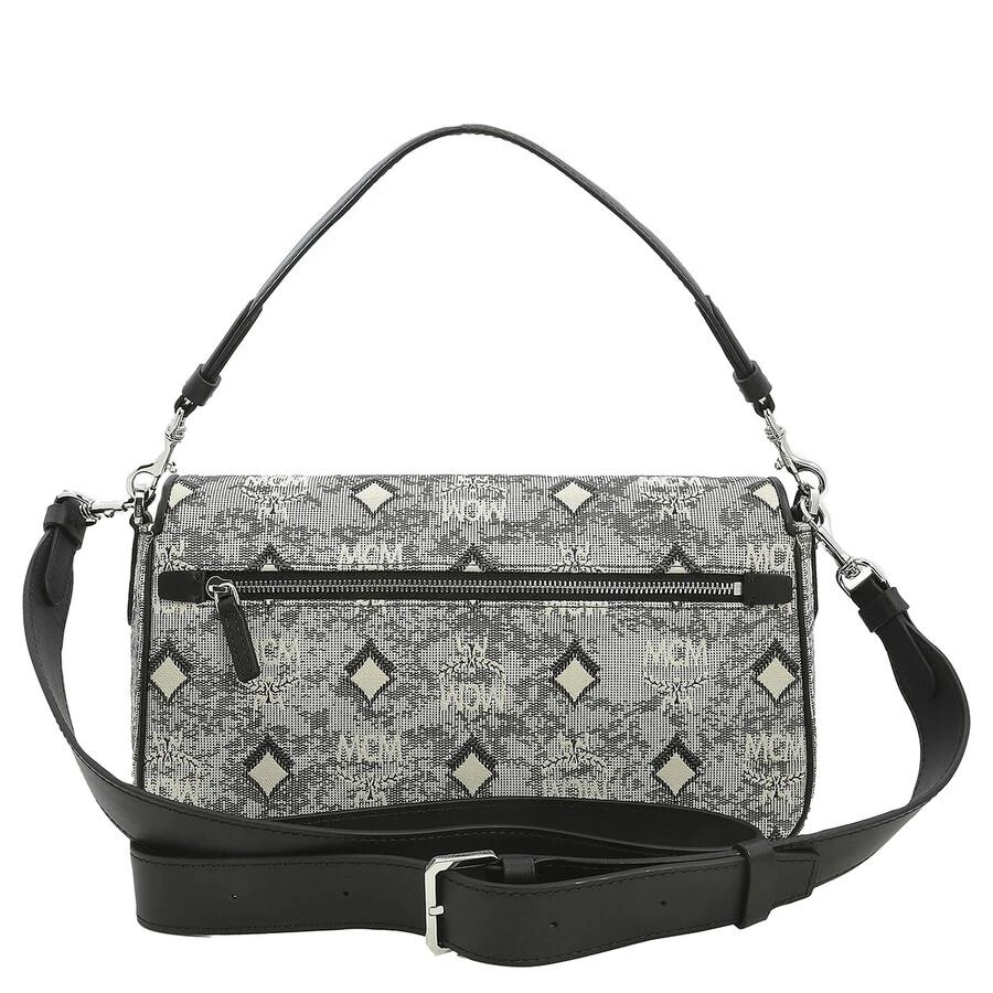 MCM Ladies Grey Crossbody Bag in Vintage Jacquard Monogram 3