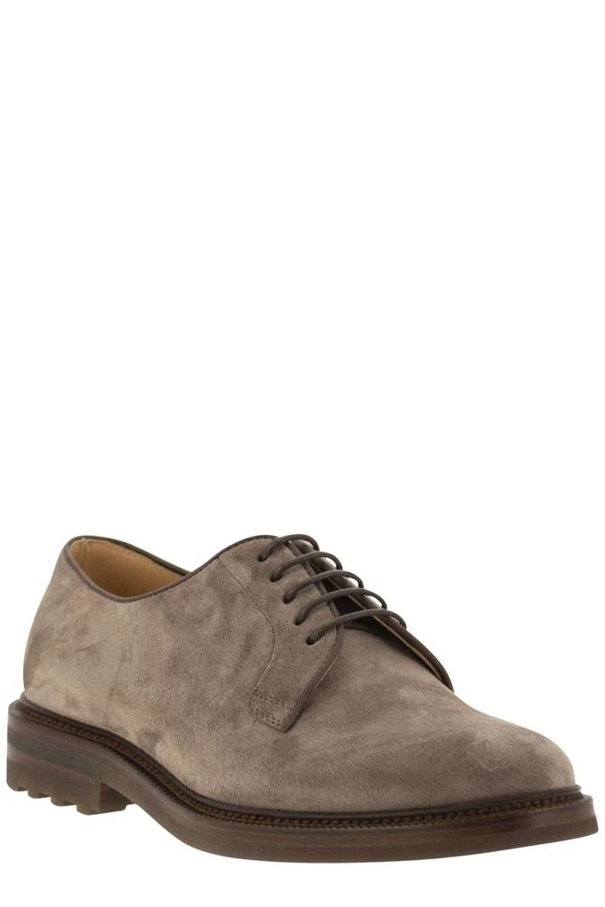 Brunello Cucinelli Brunello Cucinelli Round-Toe Lace-Up Derby Shoes 2