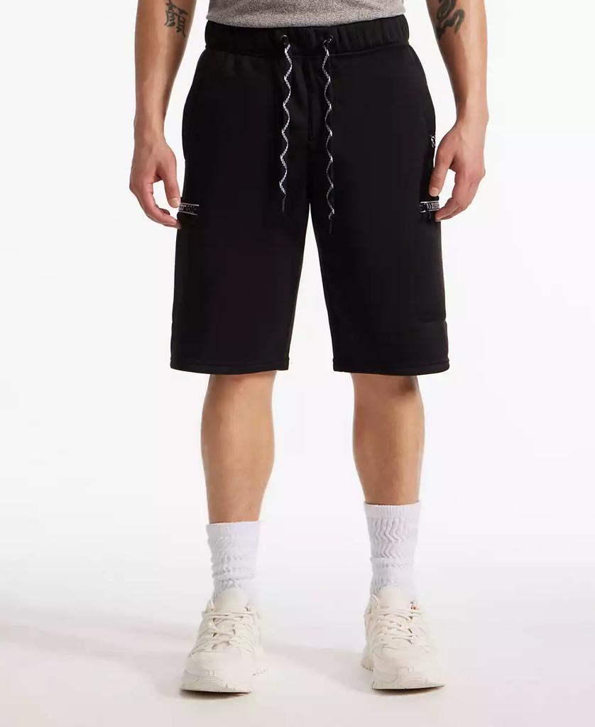 Ecko Unltd Men's Stitched Pockets Fleece Shorts