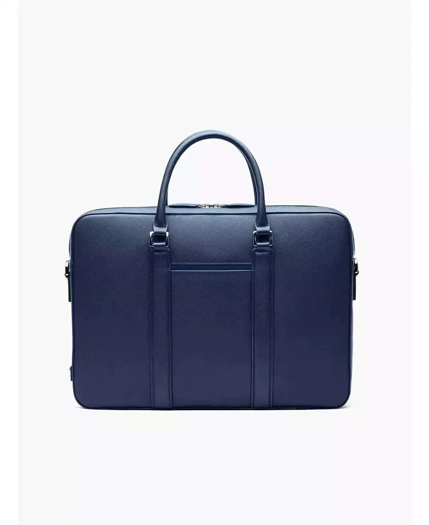 MAVERICK & CO. Men's Manhattan Monochrome Leather Briefcase 5