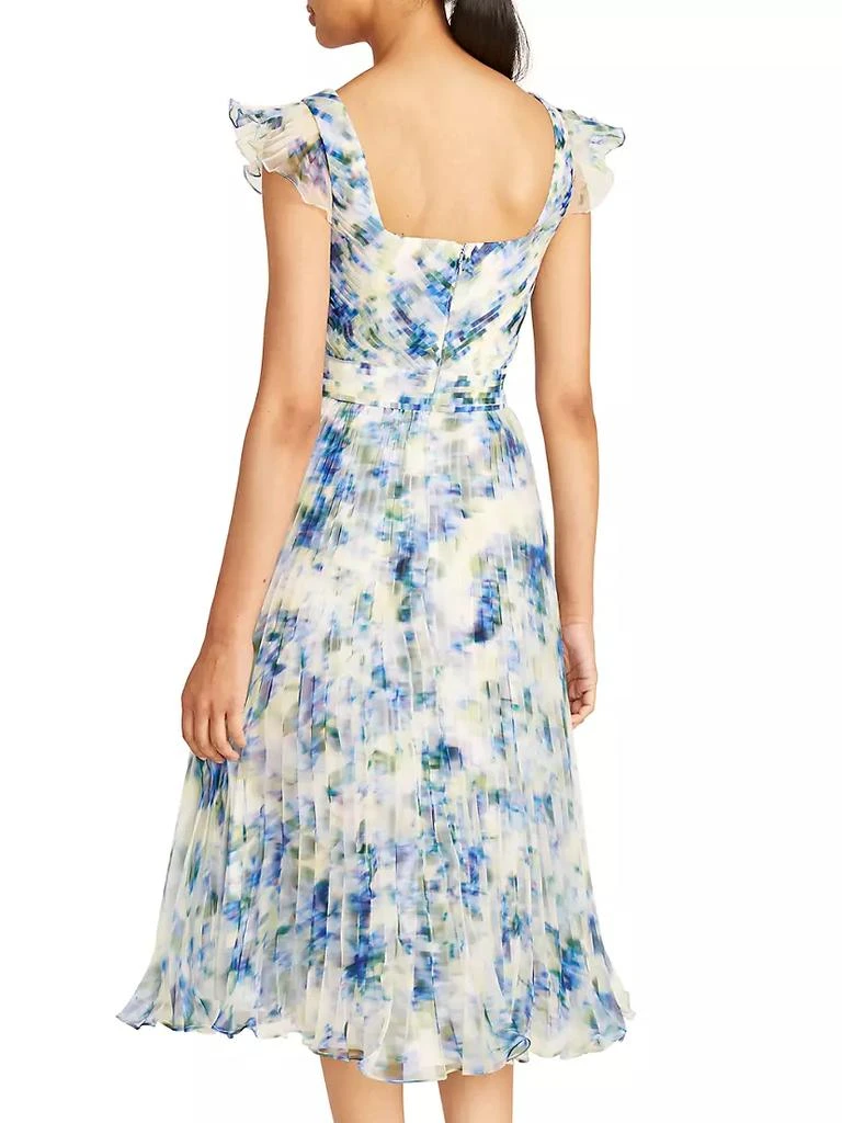 Theia Miriam Pleated Dress 4