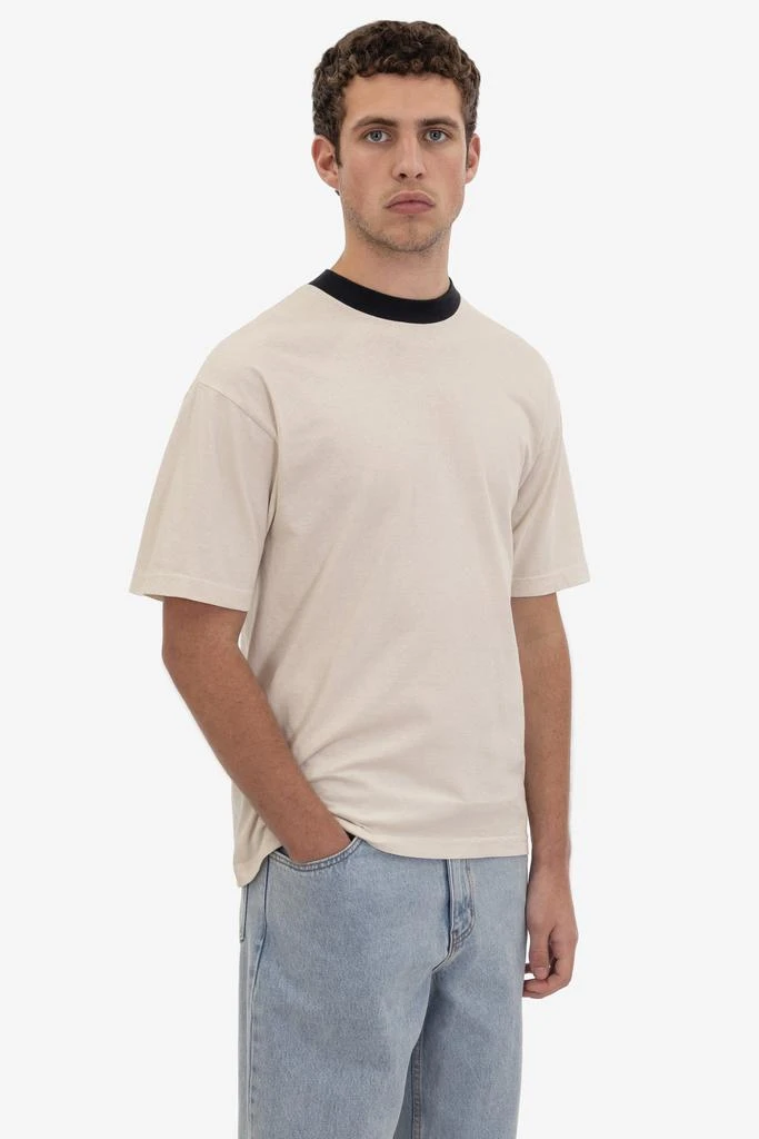 Los Angeles Apparel 1801GDRIN - 6.5oz Garment Dye Crew Neck Ringer T-Shirt 11