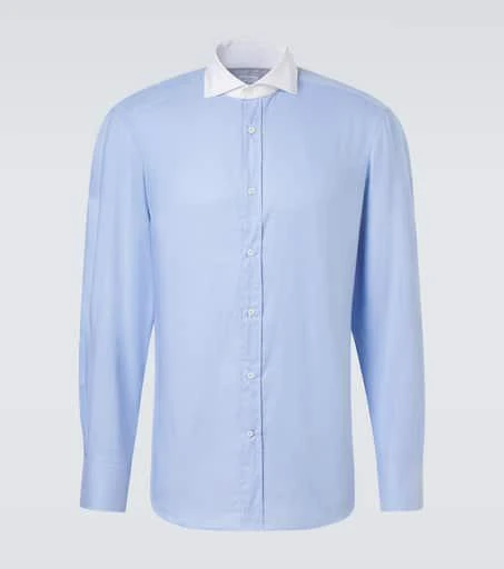 Brunello Cucinelli Cotton poplin shirt 1