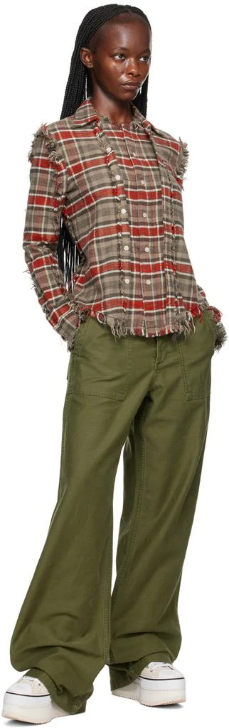 R13 Khaki Utility Trousers 4