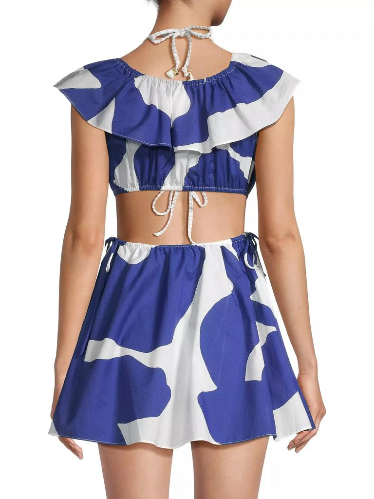 Milly Delilah Cut-Out Cotton Minidress 5