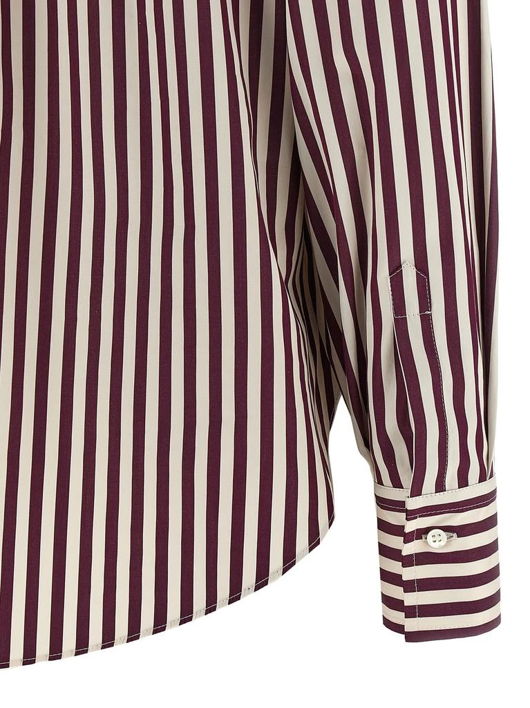 Brunello Cucinelli Brunello Cucinelli Striped Long Sleeved Shirt 4