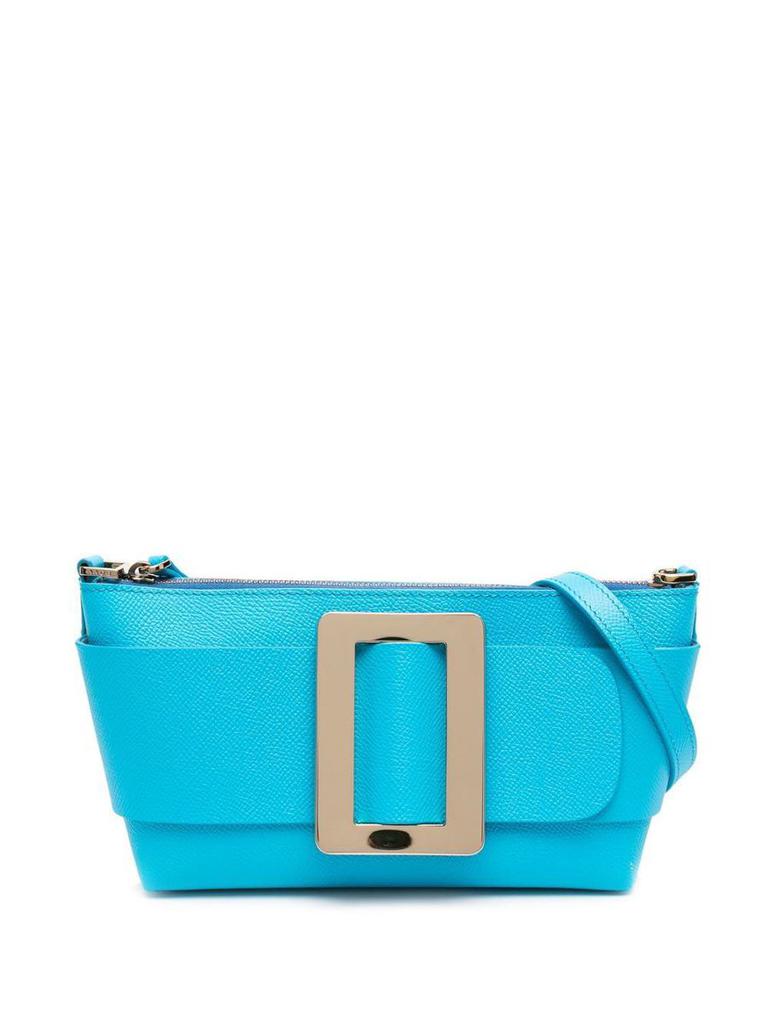 Boyy Boyy Buckle Pouchette Leather Handbag