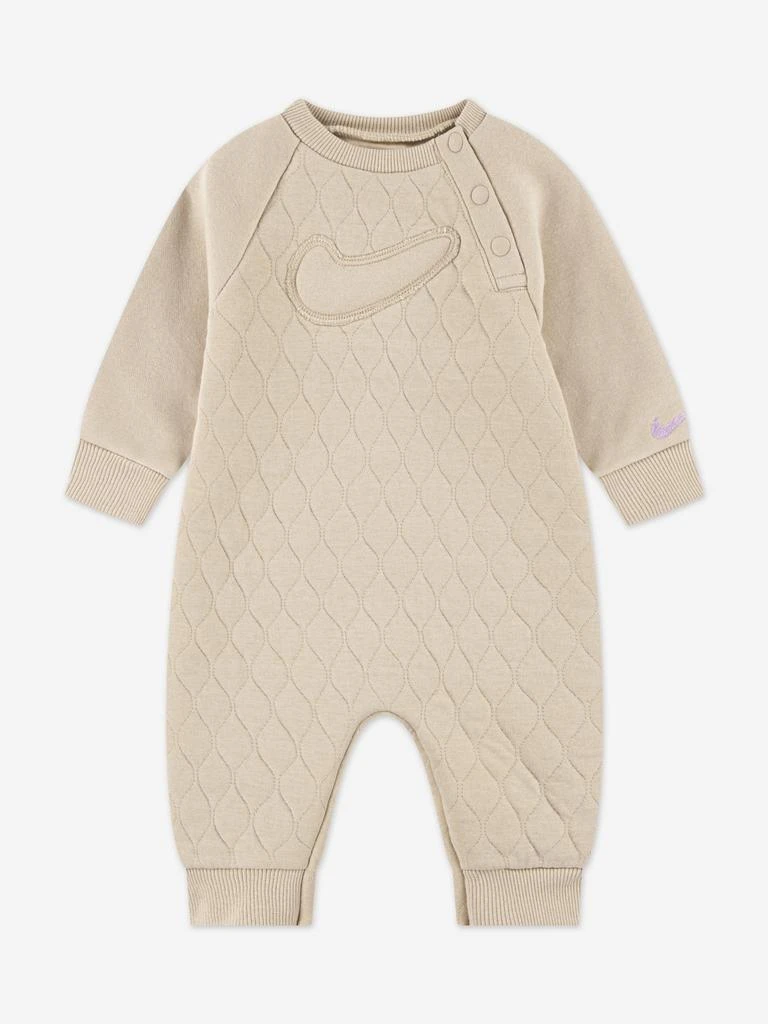 NIKE Nike Baby Readyset Coverall in Beige