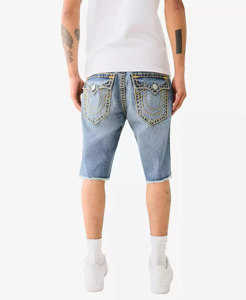 True Religion Men's Ricky Super T Flap Fray Shorts 2