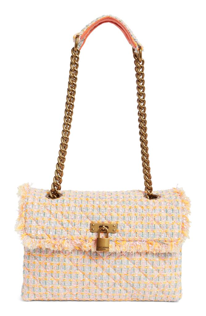 Kurt Geiger London Brixton Tweed Lock Bag