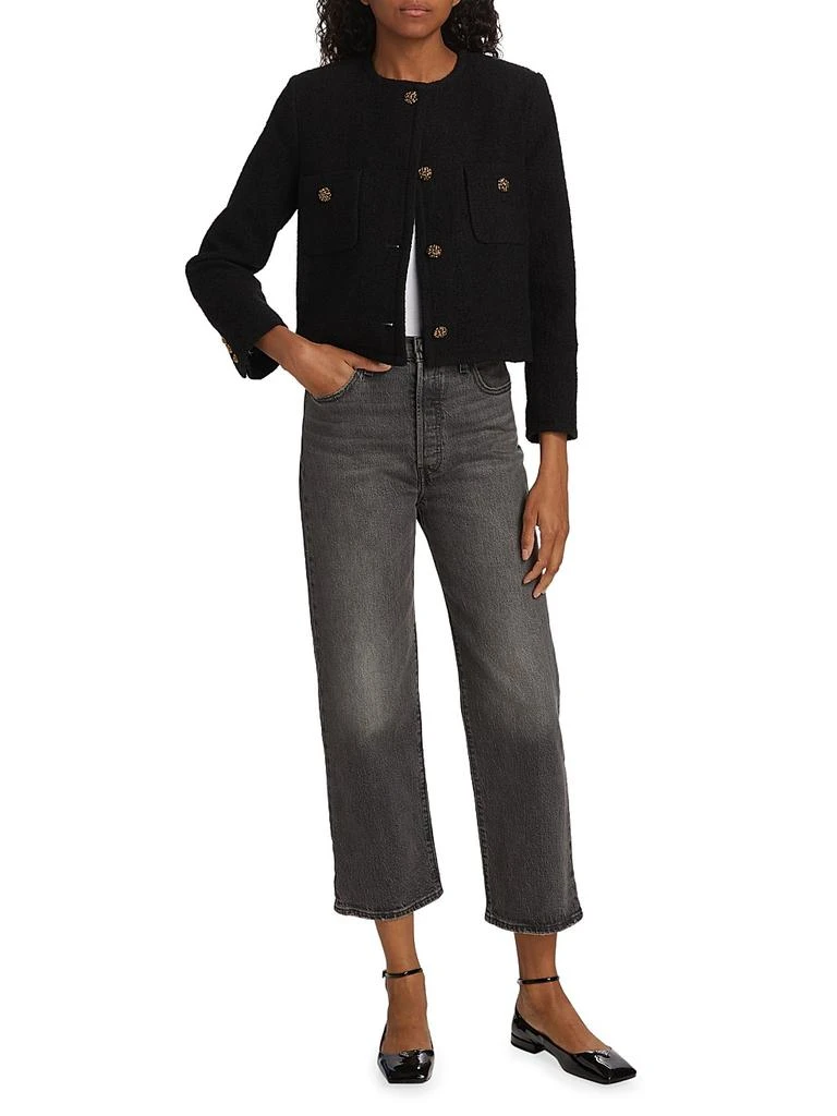 ba&sh Meredith Tweed Cotton-Blend Jacket 2