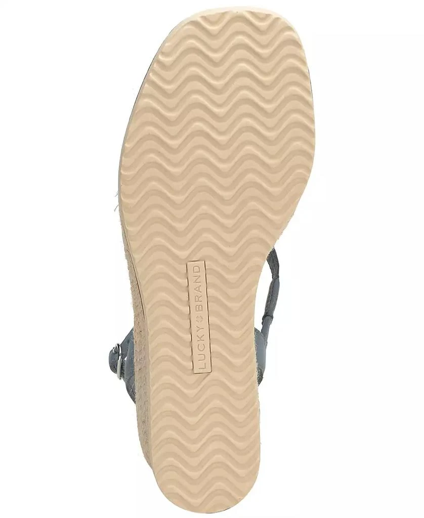 Lucky Brand Women's Carolie Strappy Espadrille Wedge Sandals 5