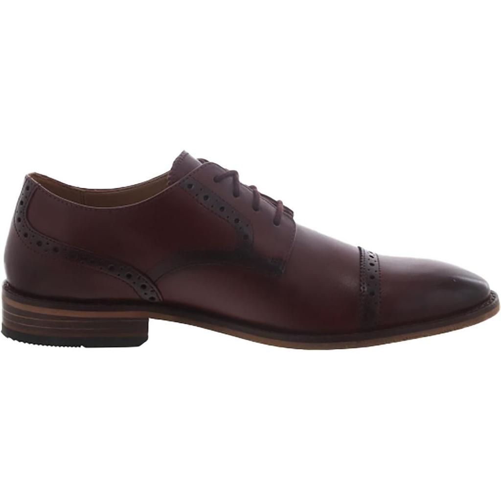 Bostonian Lamont Cap Mens Leather Lace-Up Derby Shoes