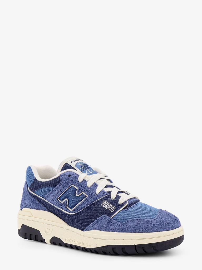 New Balance 550 denim and suede sneakers