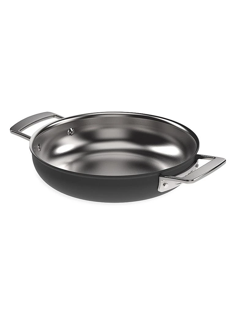 Demeyere Ceramic Exterior Coating 9.5'' Double Handle Fry Pan 1