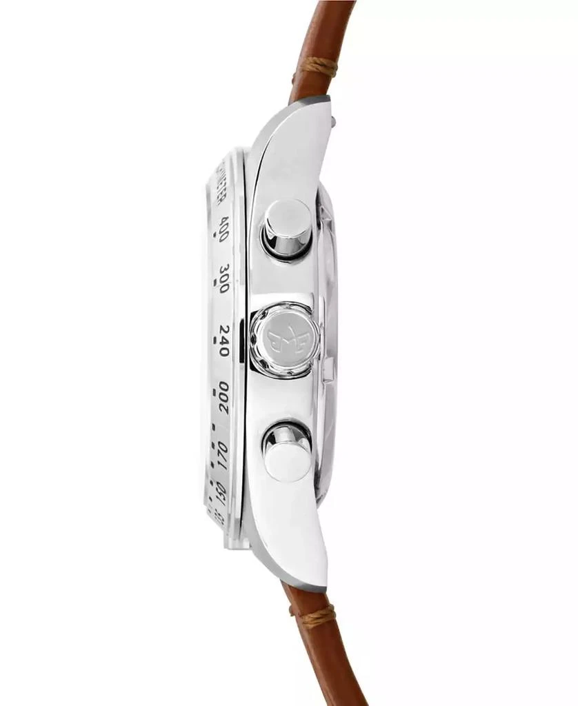 Abingdon Co. Women's Chronograph Jordan Brown Perforated Leather Strap Watch 40mm 2