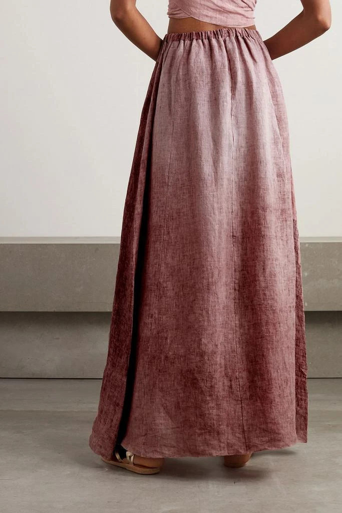 CORTANA Azama linen maxi skirt 3