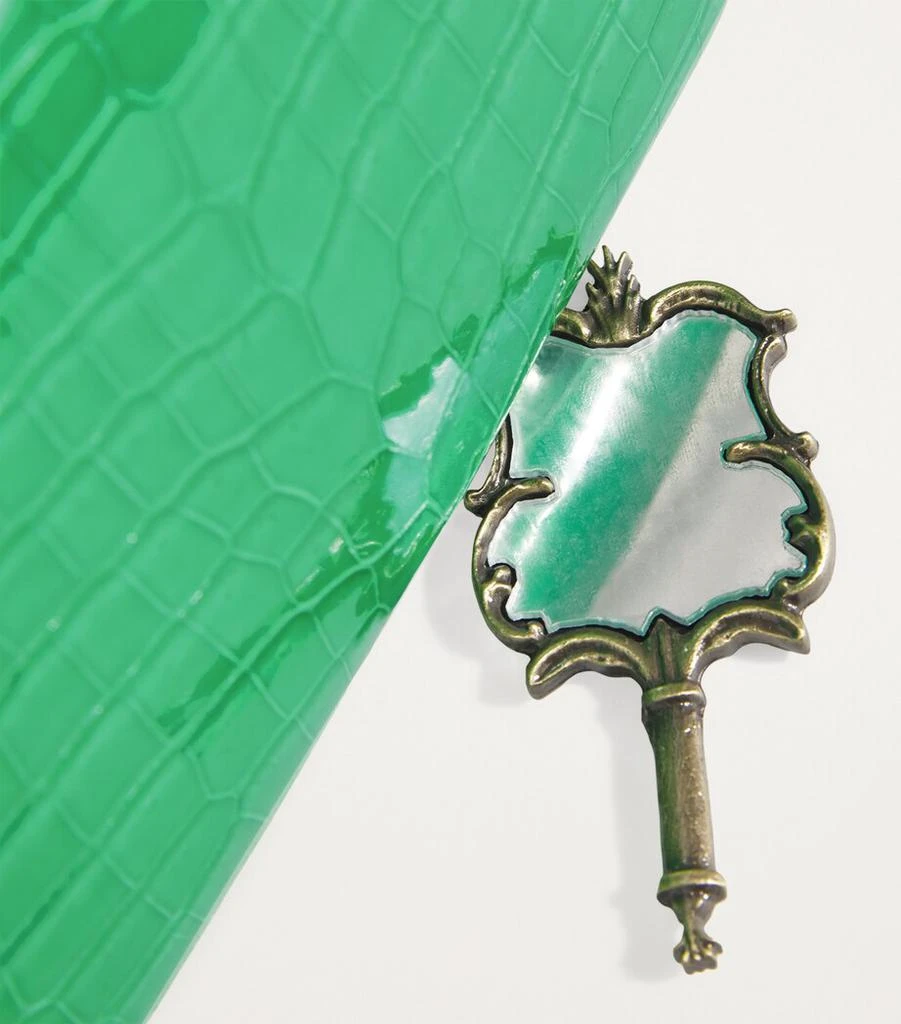 Ethan K Crocodile Leather Clutch Bag 6