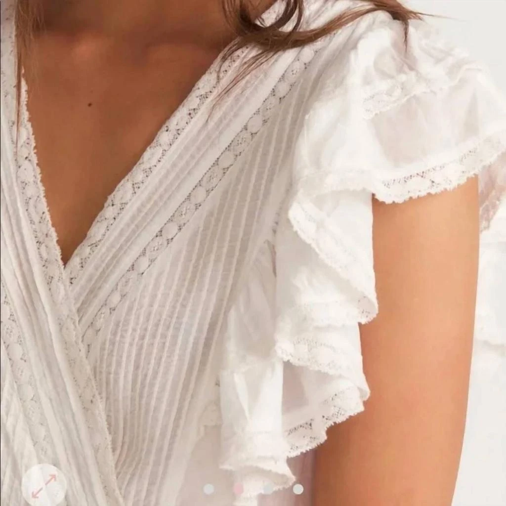 LOVESHACKFANCY Gwen Dress In White 3