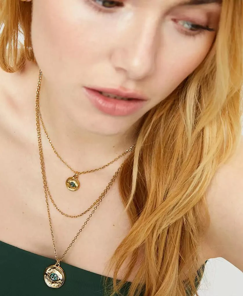 UNOde50 Two Eye Charms with Triple Necklace 5