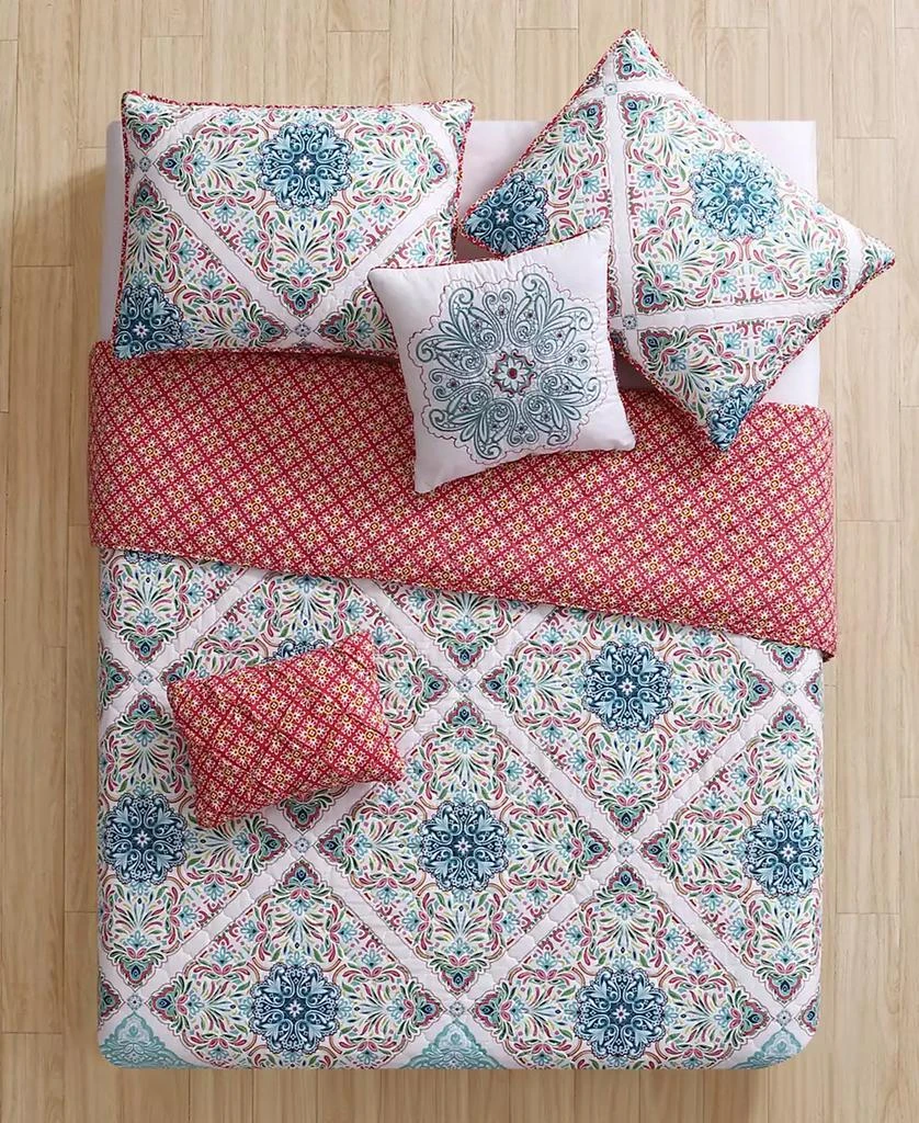 VCNY Home Windsor Reversible 5-Pc. Quilt Set 4