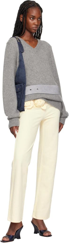 Maryam Nassir Zadeh Gray Obi Belt 3