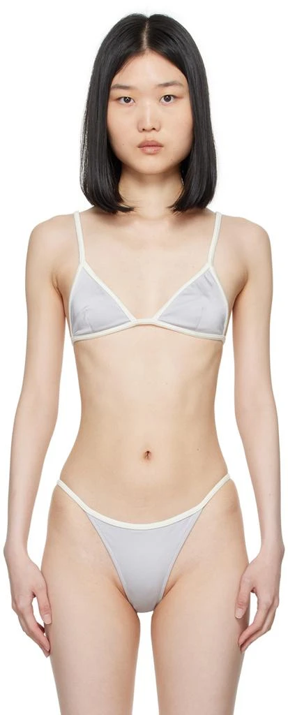 Paloma Wool Gray Leiti Bikini Top 1