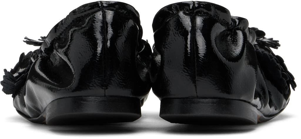 CECILIE BAHNSEN Black Orbella Ballerina Flats 2