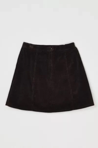 Urban Outfitters Vintage Y2k Dark Brown Corduroy Mini Skirt 3